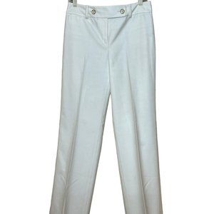 Ann Taylor Factory Winter White Dress Pants, Signature Fit, Size 4